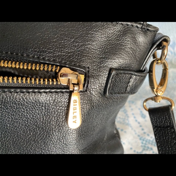 USED AUTHENTIC SISLEY LEATHER SLING BAG - Picture 15 of 16